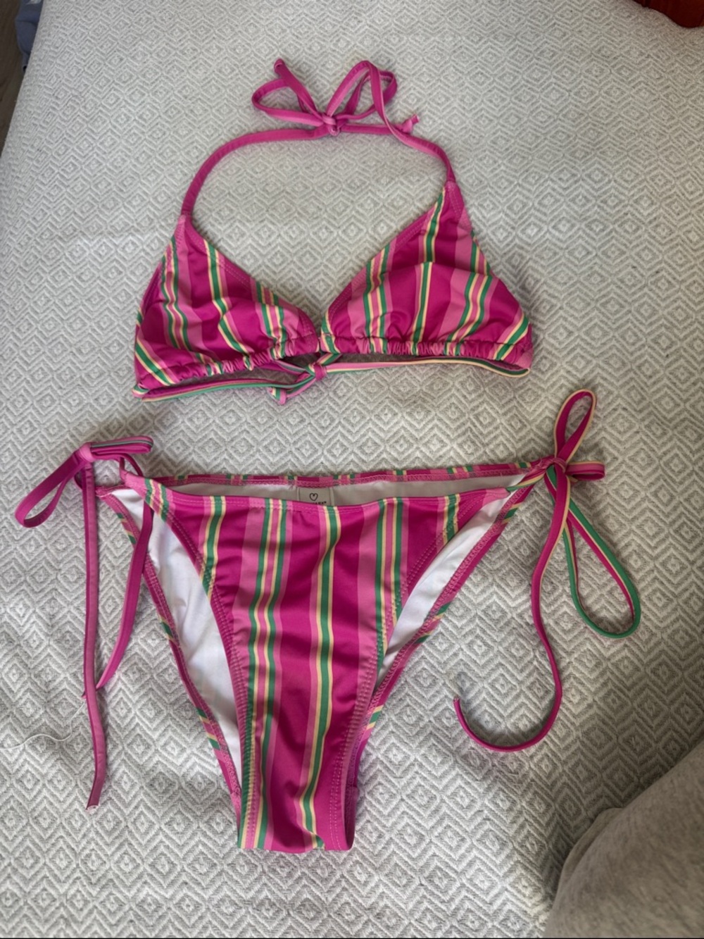 5 Bikini Sets - Pink, Orange, Purple, Brown - Picture 5 of 6